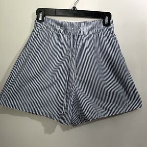 High Rise Drawstring Boxer Shorts